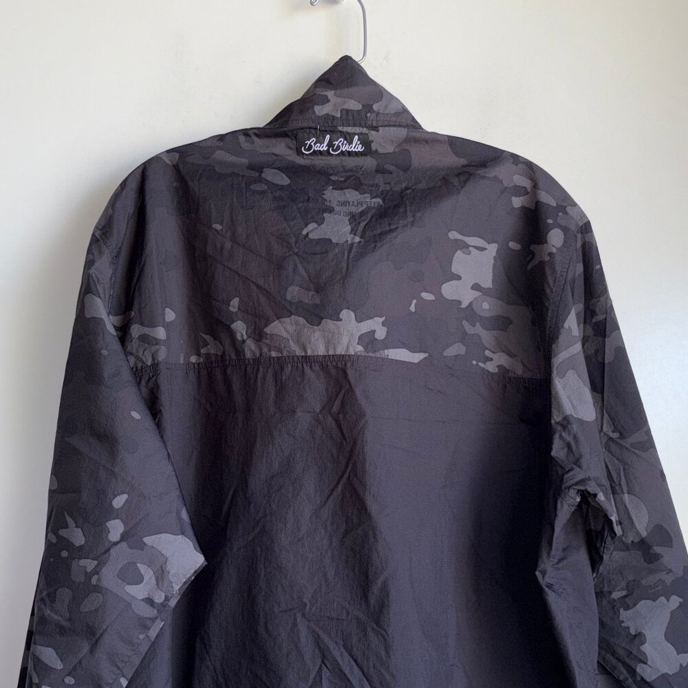 NEW Bad Birdie Camo Windbreaker Jacket Size Large - Picture 7 of 11